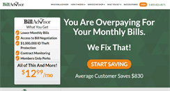 Desktop Screenshot of billadvisor.com